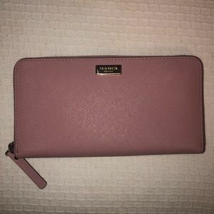 Kate Spade Mauve Laurel Way Neda Wallet